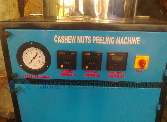 cashew peeling machine by immac engineering