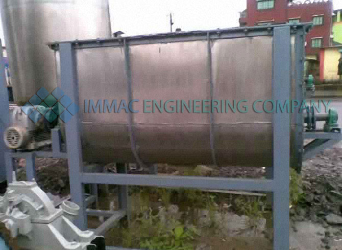 mass mixer and ribbon blender by immac engineering company