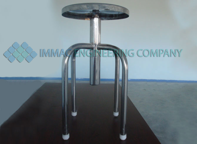 stainless steel revolving stool by immac engineering